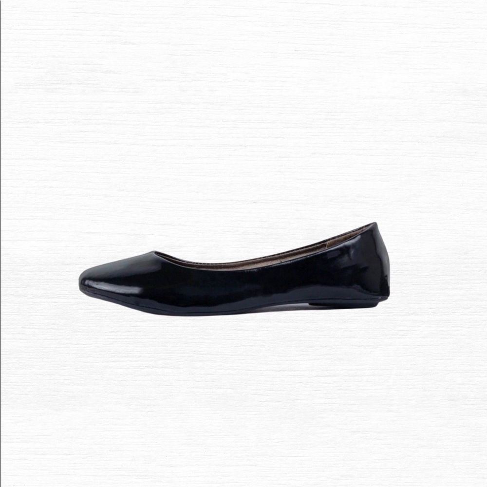 Black Patent Leather Flats